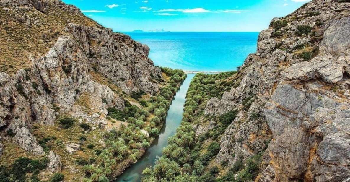 From Chania: Day Trip to Preveli Beach & Damnoni Beach - Plakias stop: lunch, town time, and beach options