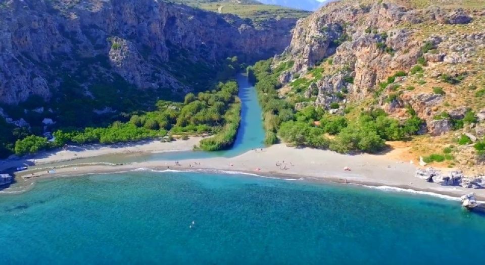 From Chania: Day Trip to Preveli Palm Beach - Kourtaliotiko Gorge photo stop: great views, strong winds