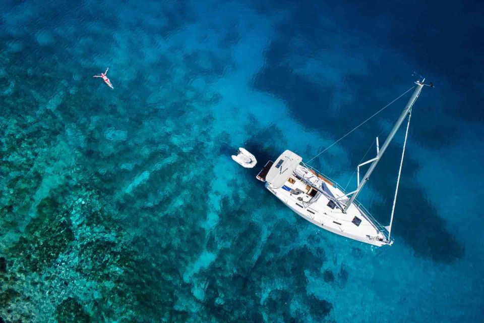 From Chania: Fully Private Sailing Cruise with Meal & Drinks - Private sailing from Chania: what the day feels like