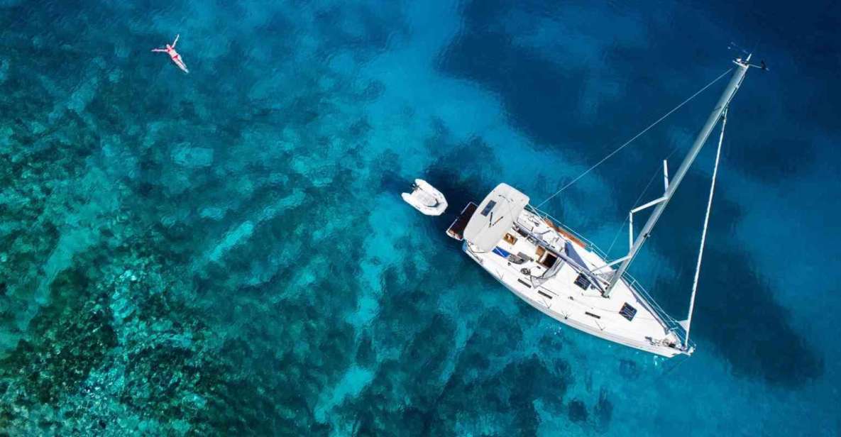 From Chania: Fully Private Sailing Cruise with Meal & Drinks - Ai Giannis white chapel beach: the first swim that sets the tone