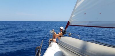 From Chania: Fully Private Sailing Cruise with Meal & Drinks - Getting out of Souda Bay: forts, trade winds, and big views