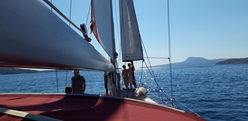 From Chania: Fully Private Sailing Cruise with Meal & Drinks - Sailing across the South Aegean: open water time (without the stress)