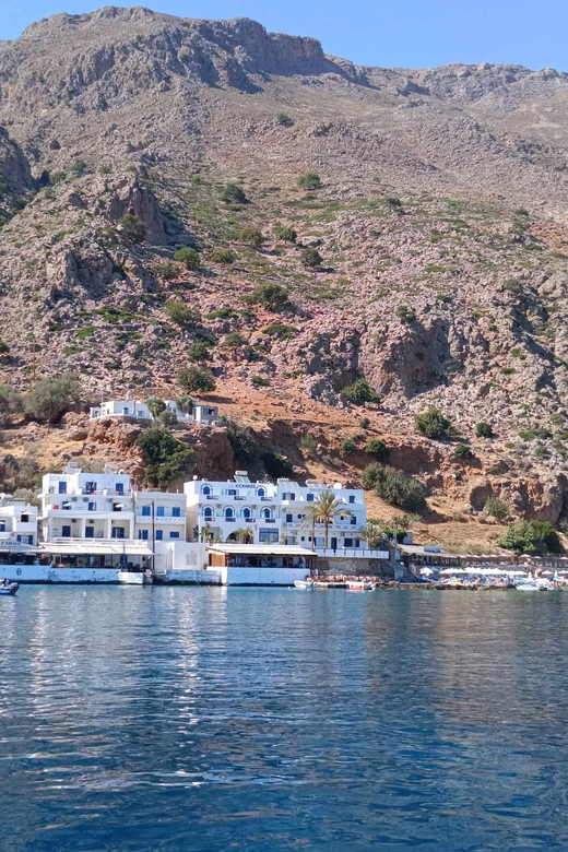 From Chania: Guided Tour to Loutro (Boat tickets Included) - Head back by private boat to Sfakia and return to Chania