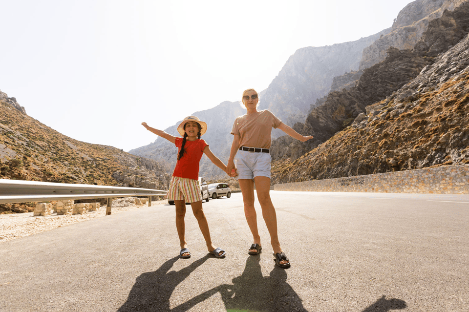 From Chania & Rethymno: Kourtaliotiko, Preveli & Damnoni - South Crete in One Day: Gorge to Shore Without the Stress
