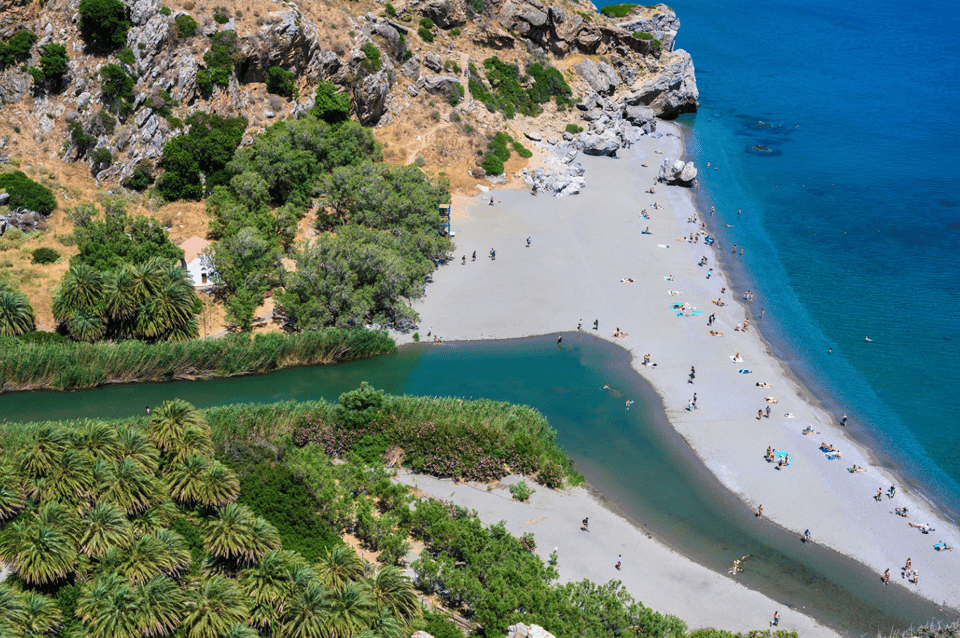 From Chania & Rethymno: Kourtaliotiko, Preveli & Damnoni - Kourtaliotiko Gorge: Towering Cliffs and Waterfall Soundtrack