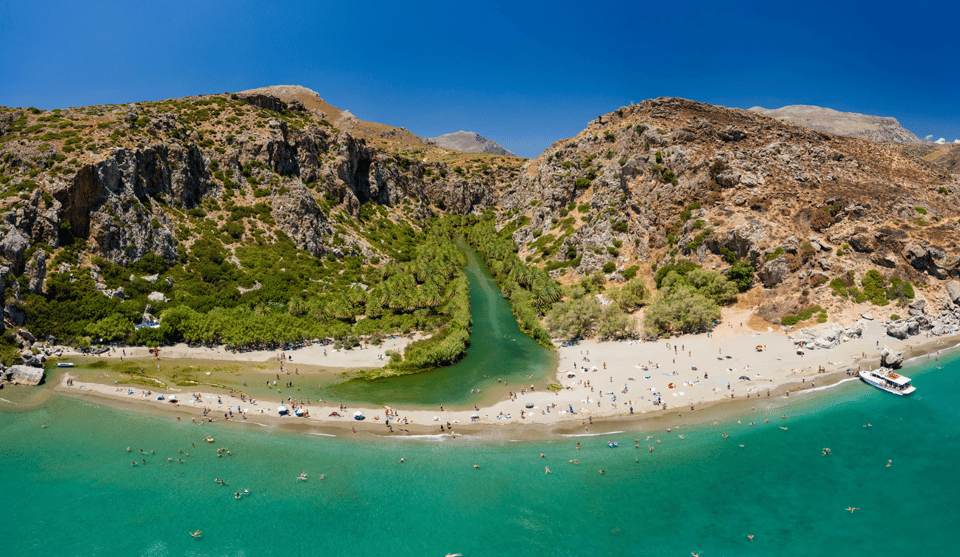 From Chania & Rethymno: Kourtaliotiko, Preveli & Damnoni - The Plakias Break at Smerna Bar: A Small Reset Before the Palms