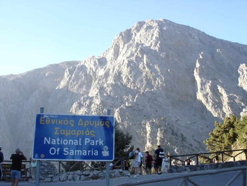 From Chania/Rethymno: Samaria Gorge Easy Way - Kri-kri Wildlife Chances Inside the Gorge