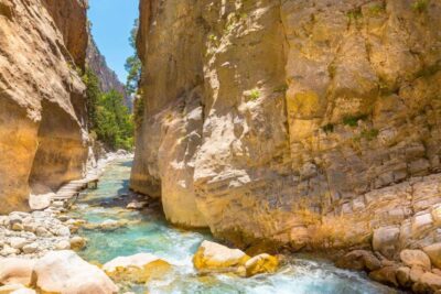 From Chania: Samariá Gorge Guided Hike - Chania pickup and the coach ride to Omalos