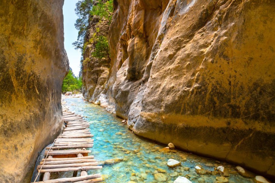 From Chania: Samariá Gorge Guided Hike - Ferry to Sougia, then coach back to Chania