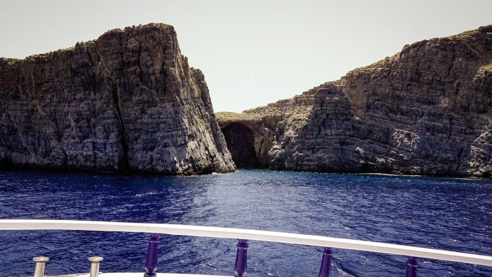 From Heraklion: Elounda, Kolokitha, and Spinalonga Boat Trip - Skistra Beach: where the trip slows down on purpose