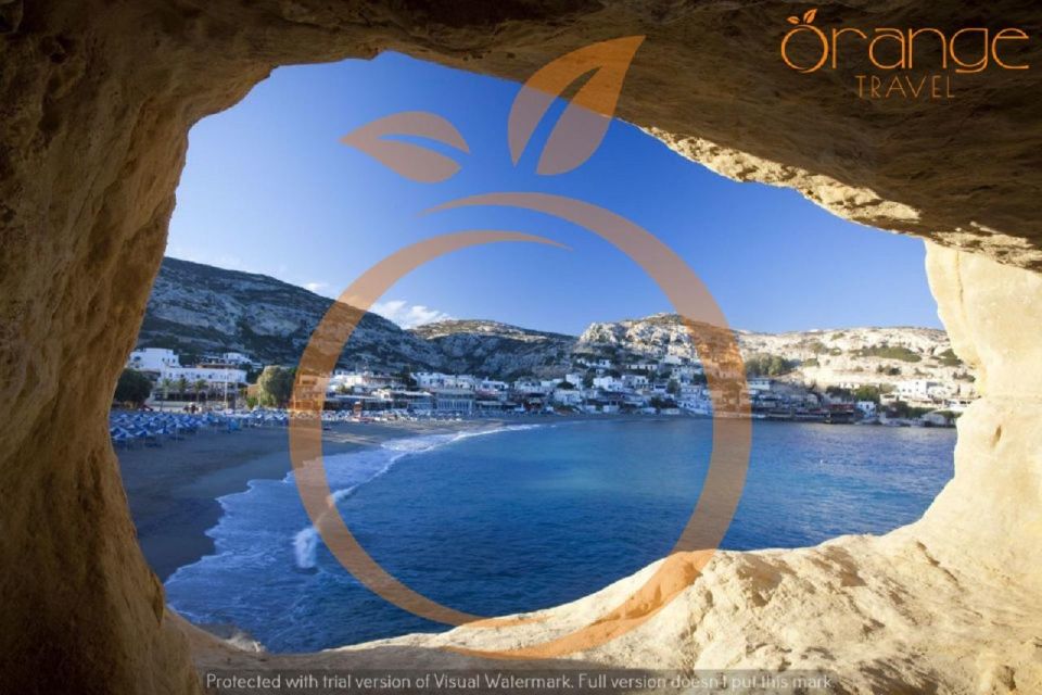 From Heraklion : Matala- Hippie's Beach Half-Day Tour - Red Beach and the last hippies walk: where the scenery gets more dramatic
