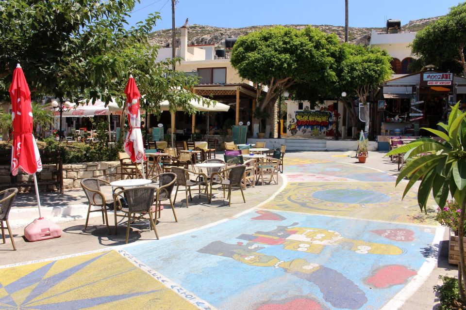 From Heraklion: South Crete Festos and Matala with Lunch - Matala: swim first, then walk to the caves