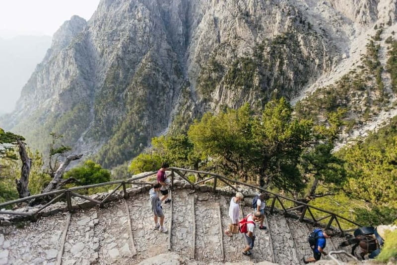 From Heraklion,Agia Pelagia,Malia: Samaria Gorge Guided Trip - Omalos and the pre-hike breakfast: setting you up for 17 km