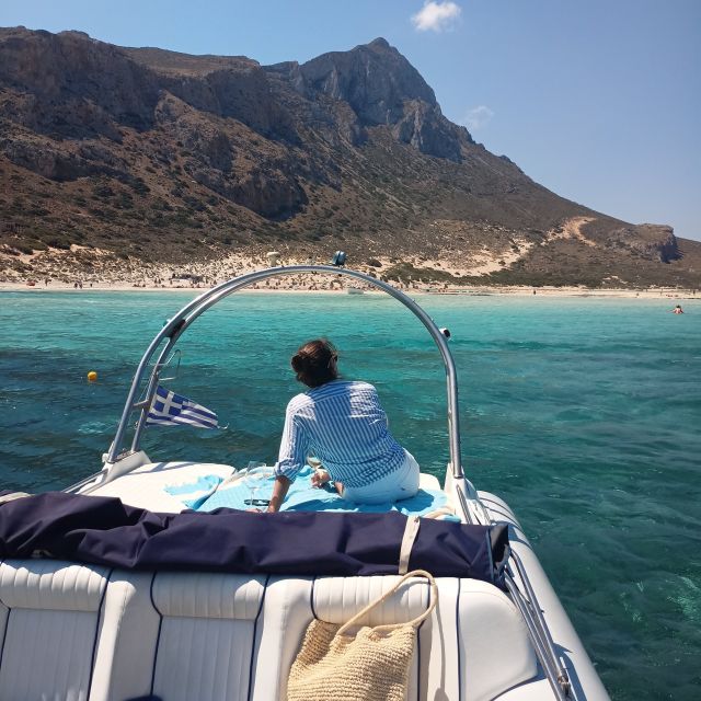 From Kissamos Port: Balos and Gramvousa Private RIB Cruise - Kissamos to Balos Lagoon: the 25-minute speedboat stage