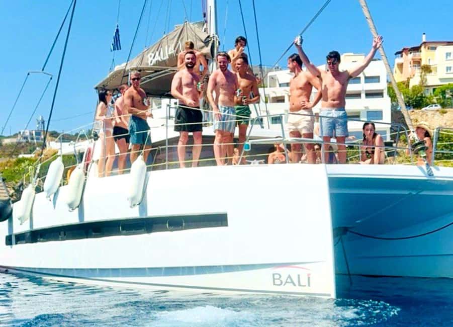 From Panormo: Luxe All-Inclusive Catamaran Cruise with Lunch - The return to Panormo: more sailing, less effort