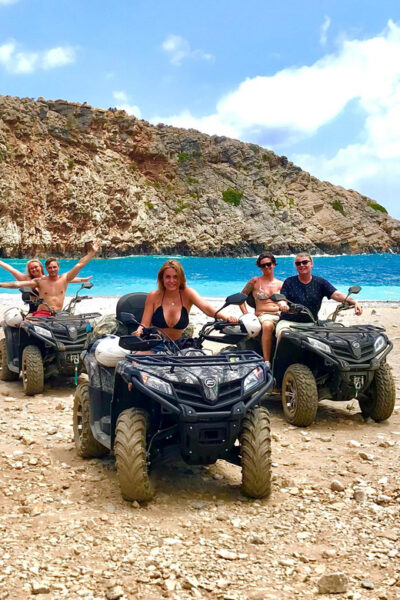 From Platanias: Quad safari with Hotel transfer - Price and the 3.5-hour rhythm: where the time goes