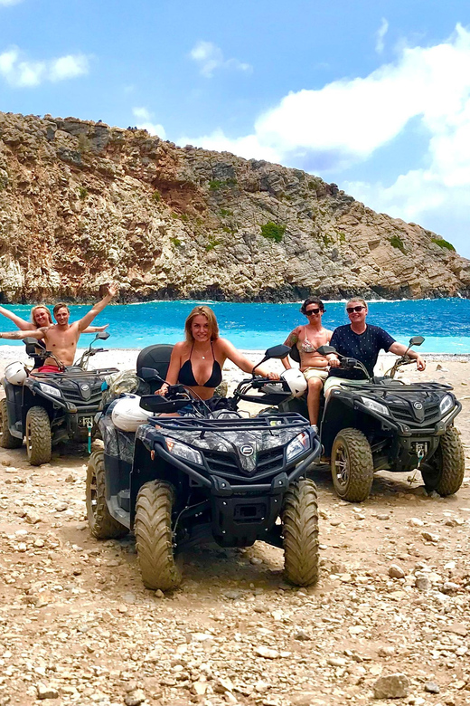 From Platanias: Quad safari with Hotel transfer - Price and the 3.5-hour rhythm: where the time goes