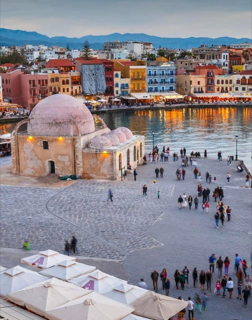 From Rethymno: Day trip to CHANIA CITY - KOURNAS LAKE - The drive from Rethymno: sea views and mountain silhouettes