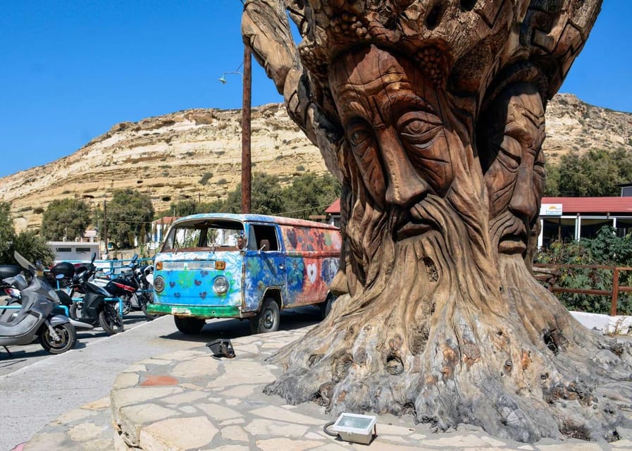 From Rethymno: Day trip to MATALA - AG.GALINI - SPILI - Price and Value: Is $42.91 a Good Deal for This 9-Hour Day?