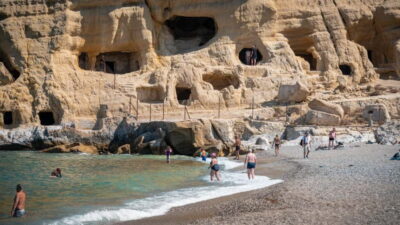 From Rethymno: Matala , Agia Galini and Spili Tour Day Trip - Agia Galini: 90 Minutes to Walk, Sip, and Reset