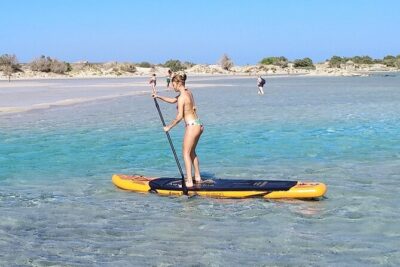 Full Day Private Minivan Tour to Elafonisi Beach and kedrodasos - Elafonisi beach time: coral-red sand, turquoise water, and snorkeling odds