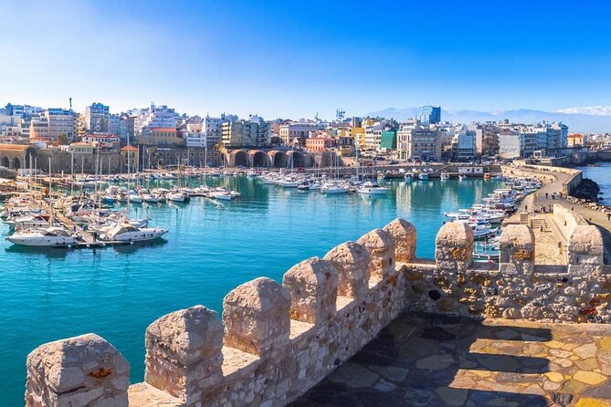 Full-Day Tour Knossos and Heraklion From Chania - Heraklion city walk: what you gain from the guided center