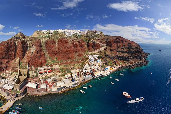 Full-Day Trip to Santorini island by Boat from Heraklion - Island Transport: Air-Conditioned Bus Time That Helps You See More