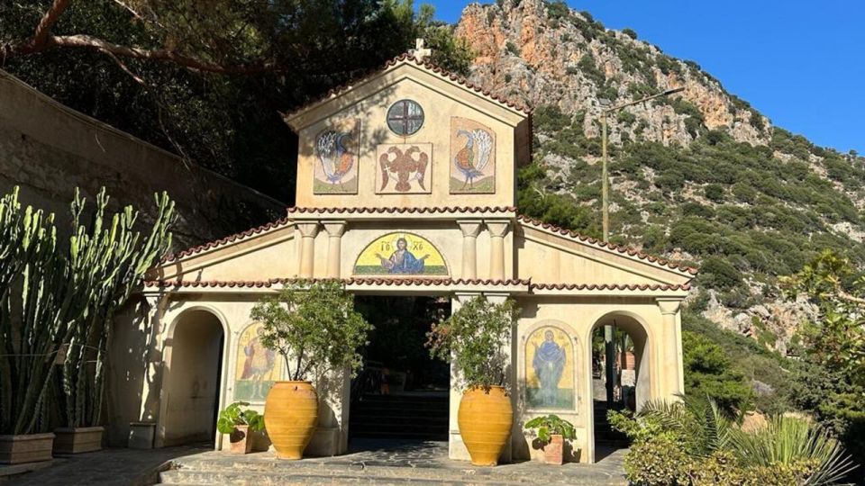 Full Day trip to Spinalonga and Lasithi Plateau Land of Zeus - Mochos photo stop: the calmer end-of-day village feel