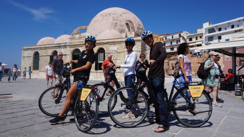 Good Morning Chania Bike Tour - Harbor Views and the Sandy Beach Stop