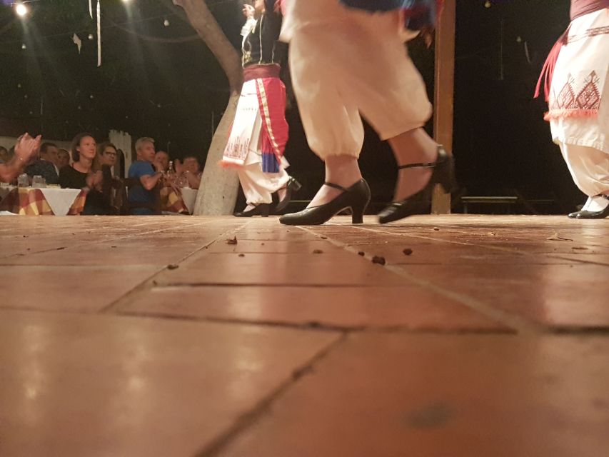 Heraklion Crete: Cretan and Greek Dance Lesson at Arolithos - The welcome drink, terrace views, and the after-class moment