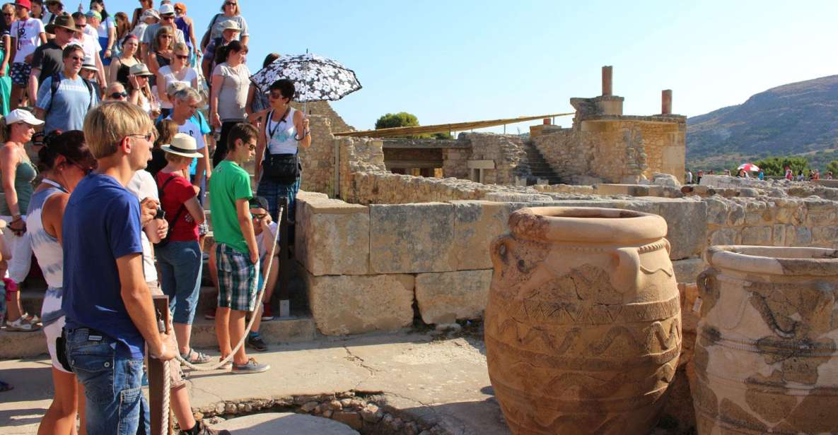 Heraklion, Knossos & Minoan Culture Show - The snack: what’s included and what to plan for