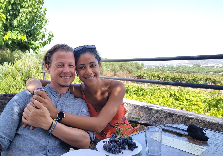 Heraklion: Private Food and Wine Tour with a local Sommelier - Stop 2: a family-running winery tour in the vineyards