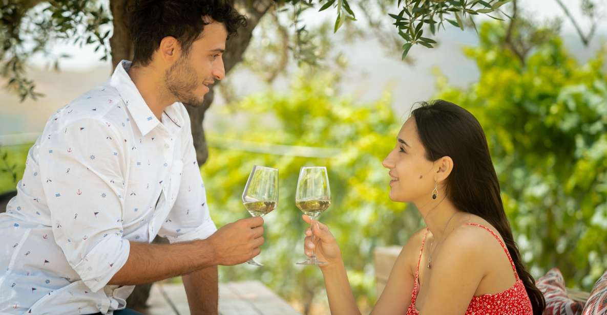 Heraklion: Private Food and Wine Tour with a local Sommelier - Lunch in the vineyards: a 3-course pairing meal with local flavors
