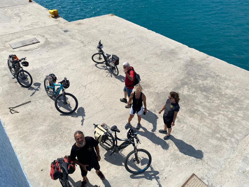 Heraklion: Wine Tasting E-Bike Tour - Dafnes wine village: four tastings with cheese, rusks, olives