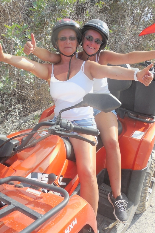 Hersonisos - Malia :off-road quad safari with transfer+Lunch - From hotel pickup to quad start: how the day runs