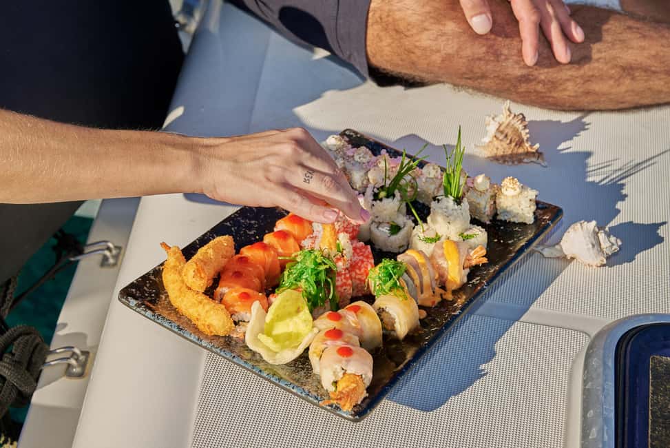 Hersonissos: Sunset Catamaran Cruise with Snacks and Drinks - The Onboard Vibe: Drinks, Music, Wi‑Fi, and a Crew That Keeps It Moving