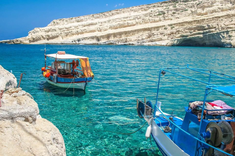 Hippies Beach - Matala Tour From Heraklion - Hippies Beach: swimming, shade, and lunch with salt in the air