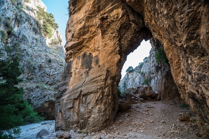 Imbros Gorge Adventure Day Trip from Chania - Sfakia after the hike: swim, tavernas, and panoramic fortress views