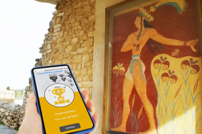 Knossos Palace Self-Guided Treasure Hunt & Tour - Stop 1 at the archaeological site: where the hunt begins