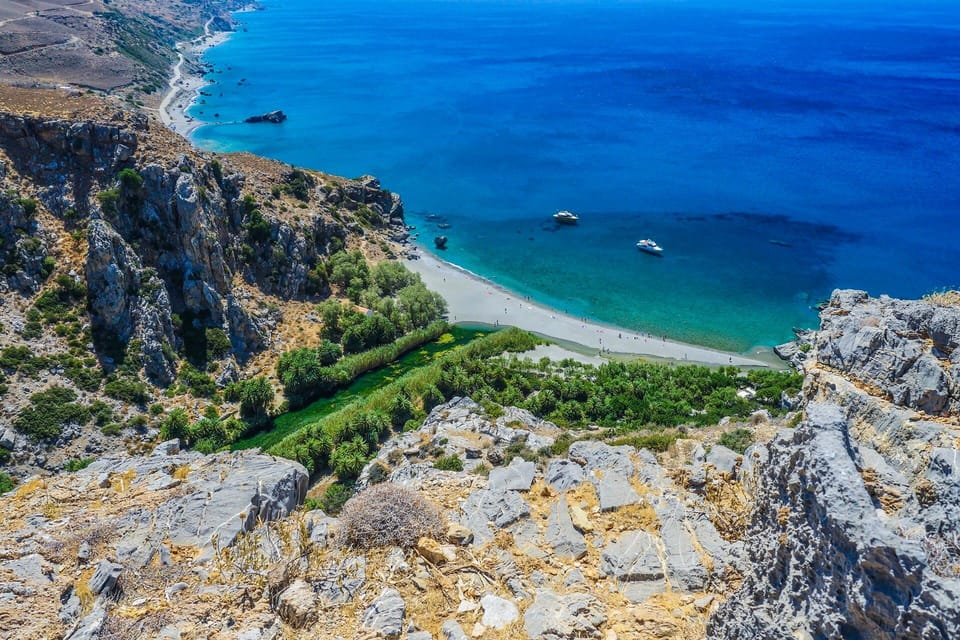 Kourtaliotiko Gorge & Preveli or Kalypso Beach | Private - How the north-to-south drive sets up the whole day