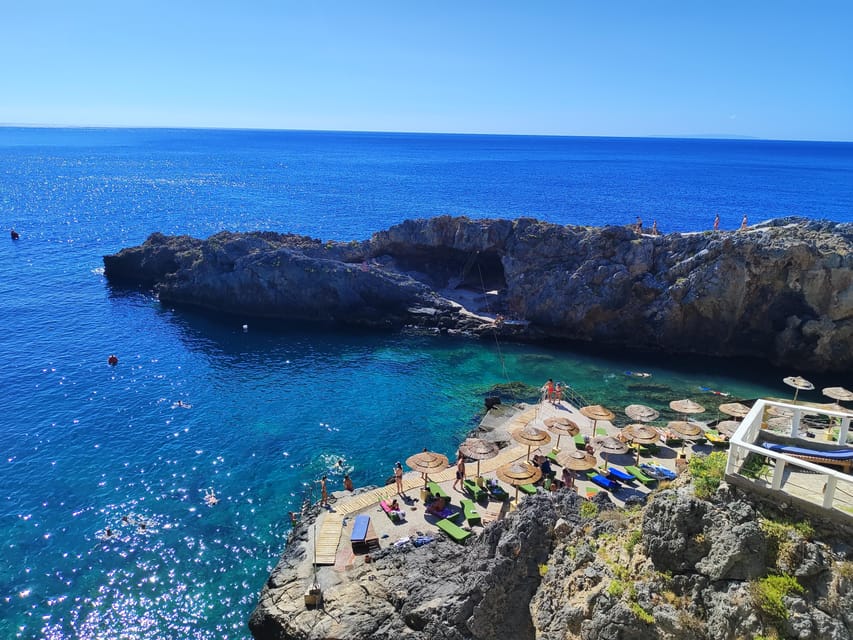 Kourtaliotiko Gorge & Preveli or Kalypso Beach | Private - Kalypso Beach: rocky cove swimming with clear water