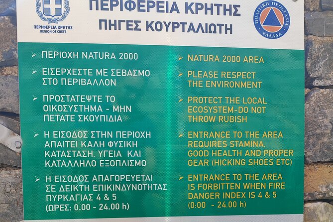 Kourtaliotiko Gorge Waterfalls & Preveli/Kalypso Beach | Private - The driver-guide factor: why Giorgos/George makes a difference