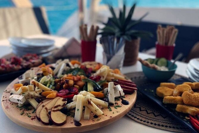 Panormo: Luxury Sunset Catamaran Cruise Sushi & Open Bar - Sailing toward Bali Bay or Skaleta: relaxed luxury on a catamaran