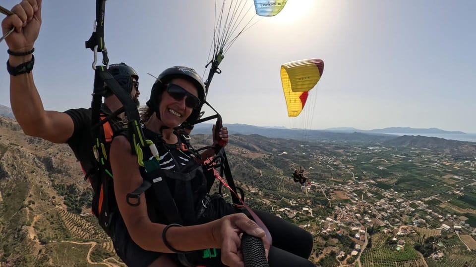 Paragliding in Chania - The meeting point by Limnoupolis water park