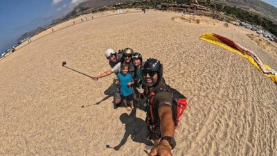 Paragliding in Chania - A powered trike plus paraglider wing: why this is easier than you think