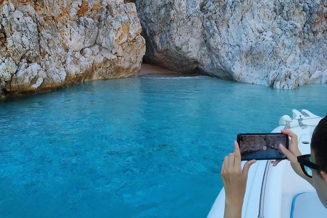 Private Boat Trip Chania Seitan (price per group-up to 9 people) - Katholiko Monastery: Short stop, big fjord views, quick swim window