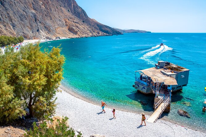 Private Boat Trip Sfakia - Domata (price per Group of 9) - Stop-by-stop: Domata solitude, Agios Pavlos chapel, Marmara caves, Loutro by boat