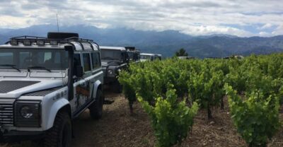Private Exclusive Manousakis Winery and Vineyard Tour - The Vatolakkos Hills 4x4 route and the view stops