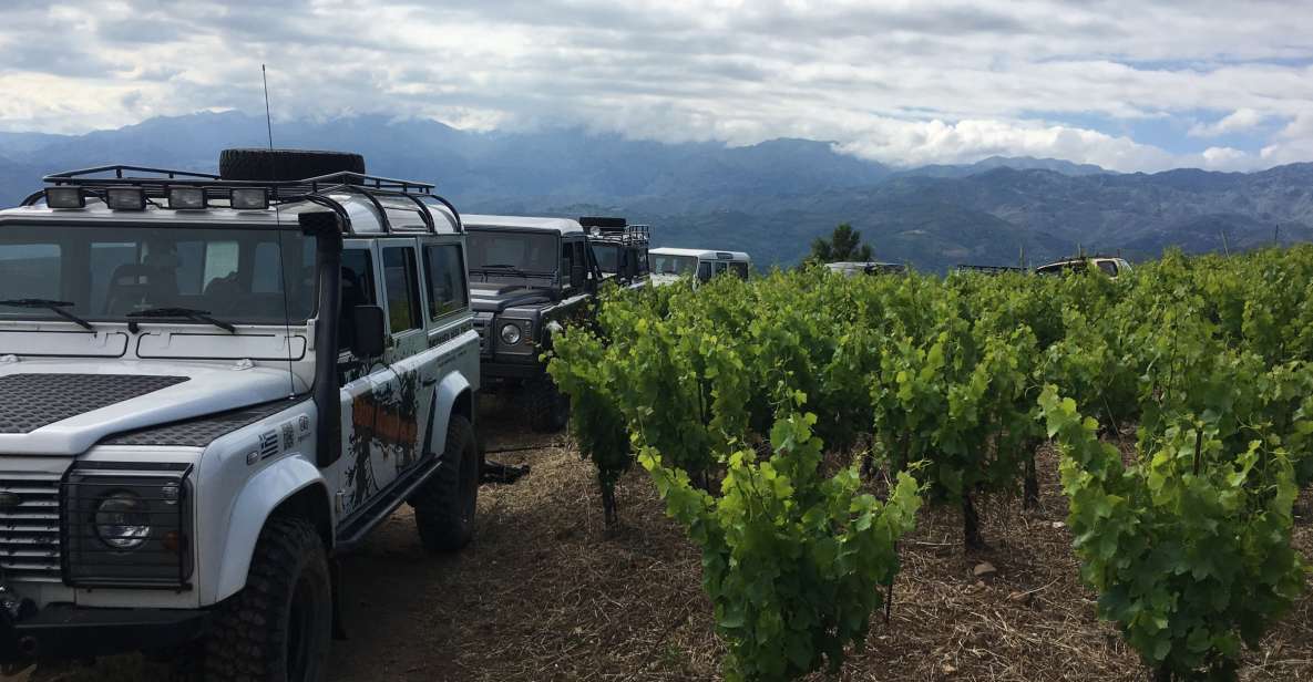 Private Exclusive Manousakis Winery and Vineyard Tour - The Vatolakkos Hills 4x4 route and the view stops