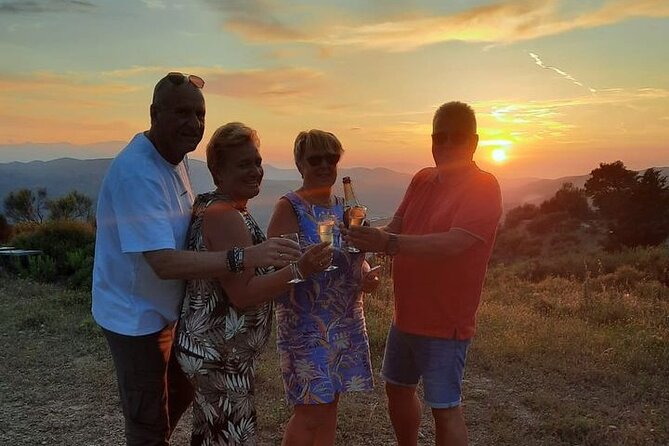 PRIVATE Jeep Safari 4x4 SUNSET (with Dinner) in Mountains CRETE - Stop 3: Mochos After Dark and Dinner on the Village Square